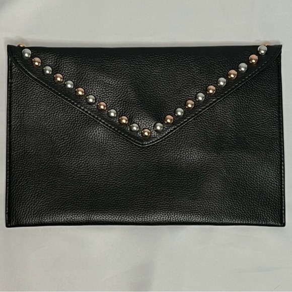 NWT Black Studded B-Low‎ the Belt Envelope Clutch - Picture 2 of 5